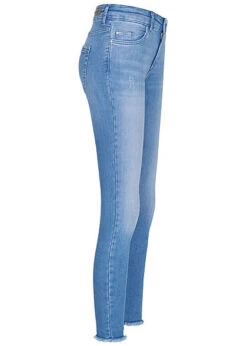 ONLY Damen NOOS Ankle Skinny Jeans Hose 5-Pockets Crash Optik Hell Blau Denim -Onlyy Kleidung Geschaft 19030898 2