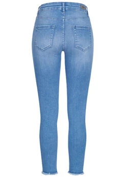 ONLY Damen NOOS Ankle Skinny Jeans Hose 5-Pockets Crash Optik Hell Blau Denim -Onlyy Kleidung Geschaft 19030898 3
