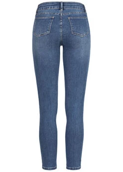 Seventyseven Lifestyle Damen High-Waist Skinny Jeans 5-Pockets Medium Blau Denim -Onlyy Kleidung Geschaft 19089058 2
