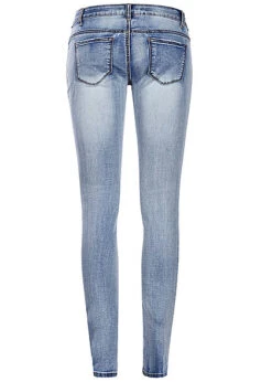 Cloud5ive Damen Skinny Jeans 5-Pockets Heavy Destroy Hell Blau Denim -Onlyy Kleidung Geschaft 19097047 2