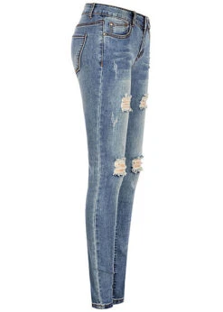 Seventyseven Lifestyle Damen Skinny Jeans 5-Pockets Heavy Destroy Blau Denim 4 Seventyseven Lifestyle Damen Skinny Jeans 5-Pockets Heavy Destroy Blau Denim -Onlyy Kleidung Geschaft 19097055 1