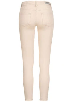 ONLY Damen NOOS Skinny Ankle Jeans Hose 5-Pockets Mid-Waist Ecru Beige -Onlyy Kleidung Geschaft 20010200 2