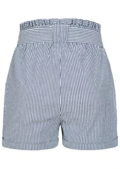 ONLY Damen NOOS Paperbag Shorts Inkl. Bindegürtel Streifen 2-Pockets Medium Blau -Onlyy Kleidung Geschaft 20042049 2