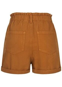 Tom Tailor Damen Paperbag Twill Shorts 4-Pockets Beinumschlag Mango Braun -Onlyy Kleidung Geschaft 20052408 2