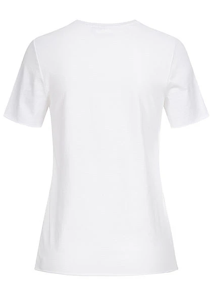 ONLY Damen T-Shirt Snoopy Print Strass Steine Bright Weiss 2 ONLY Damen T-Shirt Snoopy Print Strass Steine Bright Weiss – Bild 2