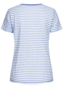 Tom Tailor Damen T-Shirt Streifen Muster Blau Off Weiss 3 Tom Tailor Damen T-Shirt Streifen Muster Blau Off Weiss -Onlyy Kleidung Geschaft 20063268 1