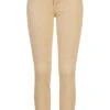 Tom Tailor Damen Ankle Skinny Jeans Hose Push-Up Effekt 5-Pockets Dunkel Beige Denim