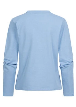 Tom Tailor Damen Longsleeve Pullover Mit Seitl. Schlitzen Sommer Blau 5 Tom Tailor Damen Longsleeve Pullover Mit Seitl. Schlitzen Sommer Blau -Onlyy Kleidung Geschaft 20104906 2