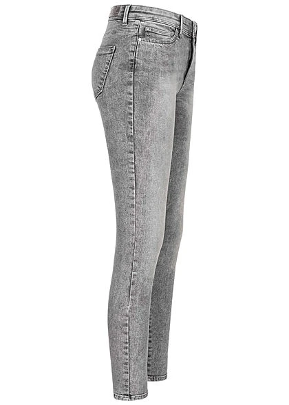ONLY Damen NOOS Skinny Jeans Hose 5-Pockets Medium Grau Denim 2 ONLY Damen NOOS Skinny Jeans Hose 5-Pockets Medium Grau Denim – Bild 2