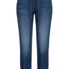Tom Tailor Damen Loose Fit Jeans Hose Tunnelzug 2-Pockets Mid Stone Wash Denim