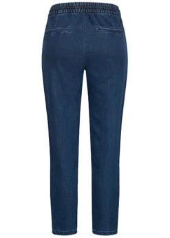 Tom Tailor Damen Loose Fit Jeans Hose Tunnelzug 2-Pockets Mid Stone Wash Denim -Onlyy Kleidung Geschaft 21020545 2