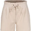 JACQUELINE DE YONG JDY By ONLY Damen NOOS Jersey Shorts Mit Frilldetails 2-Pockets Chateau Gray Beige