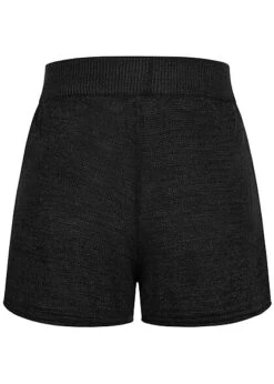 ONLY Damen Strick Shorts Loose Fit Tunnelzug Schwarz -Onlyy Kleidung Geschaft 21052313 2