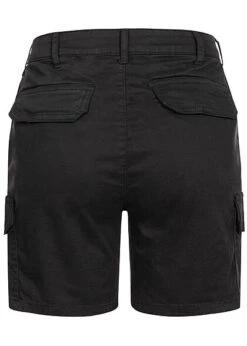 Urban Classics Damen High-Waist Cargo Shorts 6-Pockets Schwarz -Onlyy Kleidung Geschaft 21052391 2
