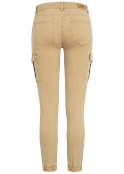 ONLY Damen NOOS Ankle Cargo Jeans 6-Pockets Regular Waist Nomad Beige -Onlyy Kleidung Geschaft 21063161 2