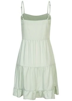 ONLY Damen Lyocell Trägerkleid Stufenoptik Surf Spray Grün -Onlyy Kleidung Geschaft 21063182 2