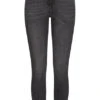 ONLY Damen High-Waist Skinny Jeans Hose 5-Pockets Schwarz Denim