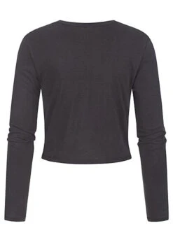 ONLY Damen Kurzes Longleeve Mit Drehdetail Schwarz -Onlyy Kleidung Geschaft 21093226 1