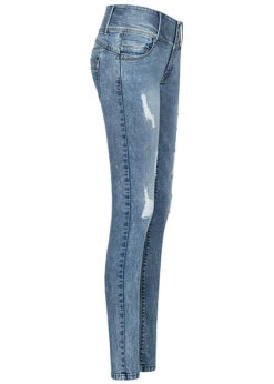 Seventyseven Lifestyle Damen Skinny Jeans Hose 5-Pockets 3er Knopfleiste Bright Blau 4 Seventyseven Lifestyle Damen Skinny Jeans Hose 5-Pockets 3er Knopfleiste Bright Blau -Onlyy Kleidung Geschaft 21098254 1