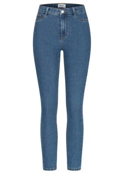 ONLY Damen Skinny Jeans Hose 5-Pockets Medium Blau Denim