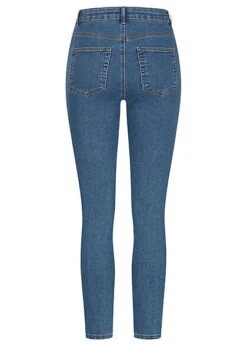 ONLY Damen Skinny Jeans Hose 5-Pockets Medium Blau Denim -Onlyy Kleidung Geschaft 21101179 2