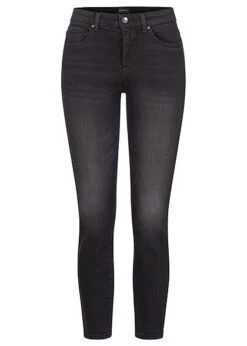 ONLY Damen Slim Ankle Jeans Hose 5-Pockets Schwarz