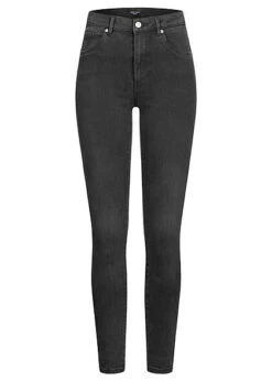 Vero Moda Damen NOOS Skinny Jeans Hose 5-Pockets High-Rise Schwarz Denim