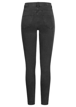 Vero Moda Damen NOOS Skinny Jeans Hose 5-Pockets High-Rise Schwarz Denim -Onlyy Kleidung Geschaft 21120545 2