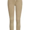 ONLY Damen Skinny Ankle Chino Jeans Hose 5-Pockets Mid-Waist Trench Coat Beige