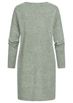 Vero Moda Damen V-Neck Strickkleid Flachstrick Laurel Wreath Grün Melange 5 Vero Moda Damen V-Neck Strickkleid Flachstrick Laurel Wreath Grün Melange -Onlyy Kleidung Geschaft 21120731 2