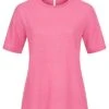 ONLY Damen Regular Leinen T-Shirt Gin Fizz Pink