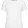 Vero Moda Damen NOOS Basic Lyocell Tencel T-Shirt Bright Weiss