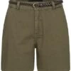 Vero Moda Damen NOOS Shorts Kurze Hose Mit Flechtgürtel 2 Pockets Ivy Grün