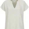 JACQUELINE DE YONG JDY By ONLY Damen T-Shirt Mit V-Neck Mineral Grau