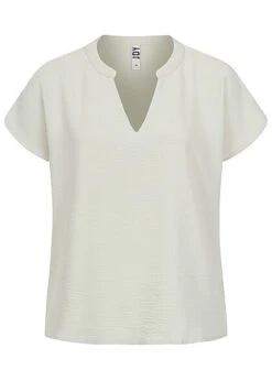 JACQUELINE DE YONG JDY By ONLY Damen T-Shirt Mit V-Neck Mineral Grau