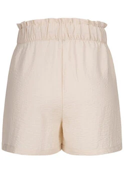 JACQUELINE DE YONG JDY By ONLY Damen Kurze Hose High Waist Shorts Gummibund 2 Pockets Beige -Onlyy Kleidung Geschaft 22030091 2