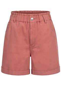 JACQUELINE DE YONG JDY By ONLY Damen Kurze Hose High Waist Shorts 5 Pockets Canyon Rose