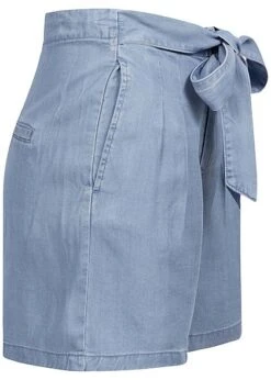 Vero Moda Damen NOOS Sommer Shorts Hose Mit Bindegürtel Hell Blau Denim -Onlyy Kleidung Geschaft 22030111 1