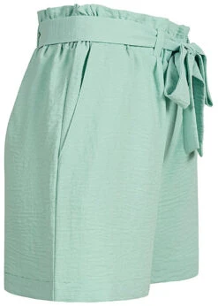 ONLY Damen Paperbag Shorts Kurze Hose Mit Bindegürtel 2 Pockets Türkis -Onlyy Kleidung Geschaft 22030205 1