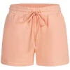 ONLY Damen Sweat Shorts Kurze Hose Mit Tunnelzug Peach Melba Rosa