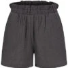 JACQUELINE DE YONG JDY By ONLY Damen Kurze Paperbag Sommershorts Mit 2-Pockets Dunkel Grau