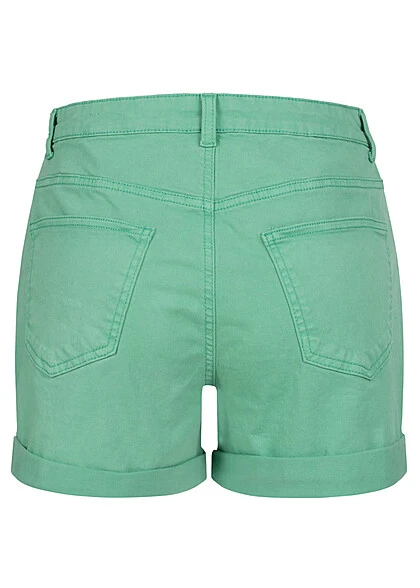 ONLY Damen Jeans Shorts Kurze Hose Mit 5-Pockets Marine Grün 3 ONLY Damen Jeans Shorts Kurze Hose Mit 5-Pockets Marine Grün – Bild 3
