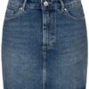 ONLY Damen Jeans Mini Rock Mit 5-Pockets Medium Blau