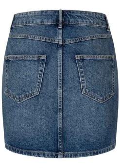 ONLY Damen Jeans Mini Rock Mit 5-Pockets Medium Blau 5 ONLY Damen Jeans Mini Rock Mit 5-Pockets Medium Blau -Onlyy Kleidung Geschaft 22040073 2