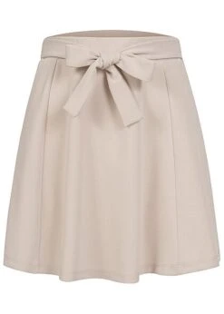 JACQUELINE DE YONG JDY By ONLY Damen Mini Rock Mit Bindegürtel Chateau Gray