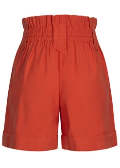 VILA Damen Paperbag Shorts Mit Gummibund Valiant Rot -Onlyy Kleidung Geschaft 22040468 2