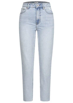 ONLY Damen NOOS High Waist Jeans Hose Mit 5-Pockets Hell Blau Denim