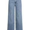 ONLY Damen NOOS High-Waist Jeans Hose 5-Pockets Mit Weitem Beinschnitt Hell Blau D