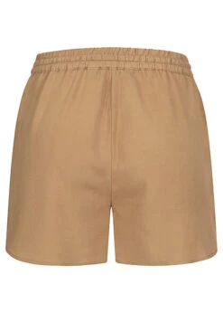 Vero Moda Damen Viskose Sommer Shorts 2-Pockets Unicolor Tigers Eye Braun -Onlyy Kleidung Geschaft 22040632 2
