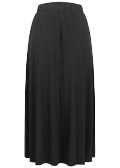 JACQUELINE DE YONG JDY By ONLY Damen Midi Rock Mit Gummibund Schwarz -Onlyy Kleidung Geschaft 22040760 2